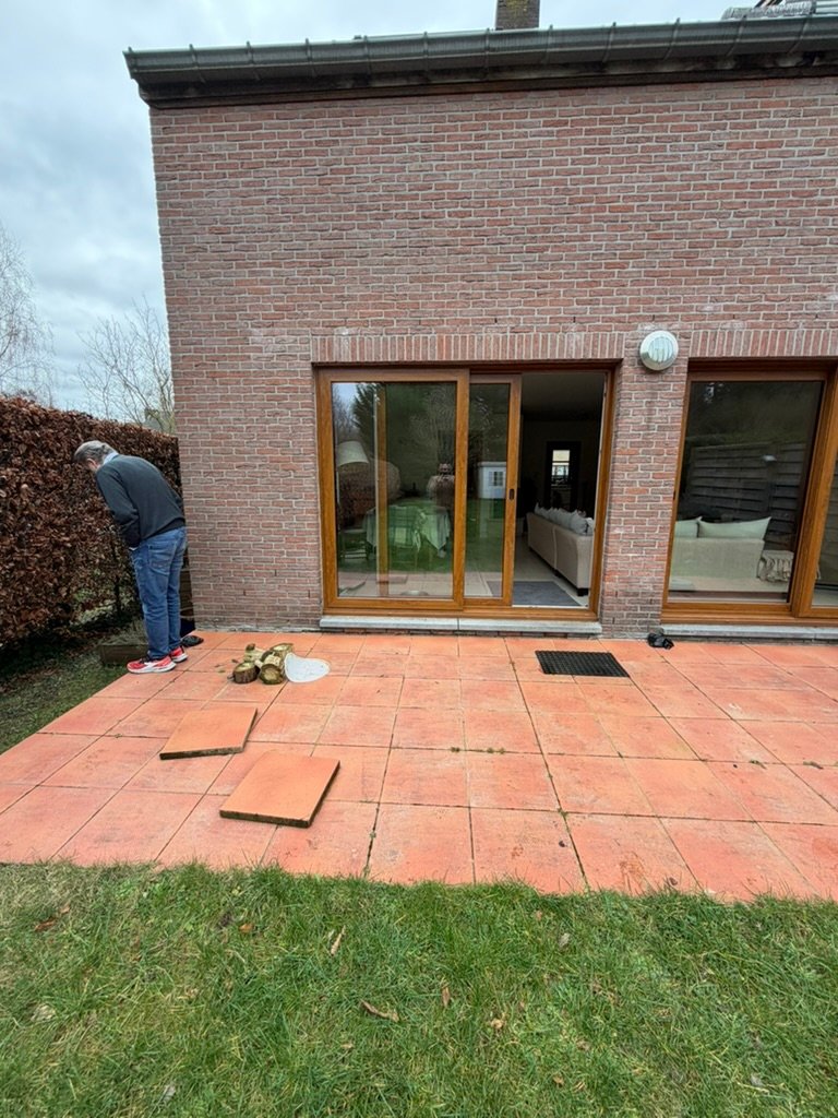 Avant, Terrasse bois & jardin paysager